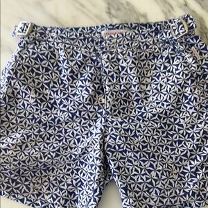 Orlebar Brown Blue Patterned Swim